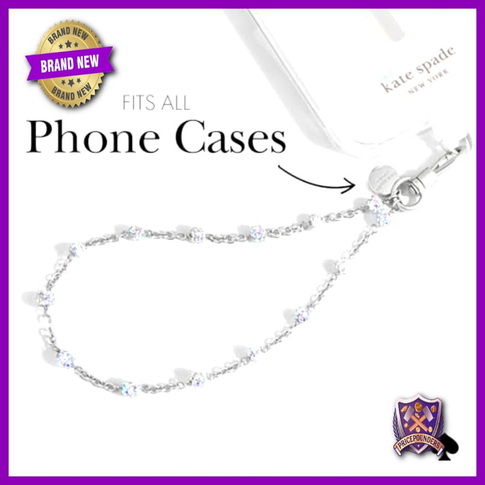 Detachable Phone Lanyard Elegant Silver Chain Y2K Chic Hands-Free Accessory - Picture 4 of 6